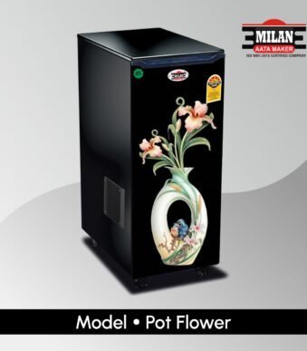 High-speed flour mill for wheat, rice, and pulses - milan atta maker