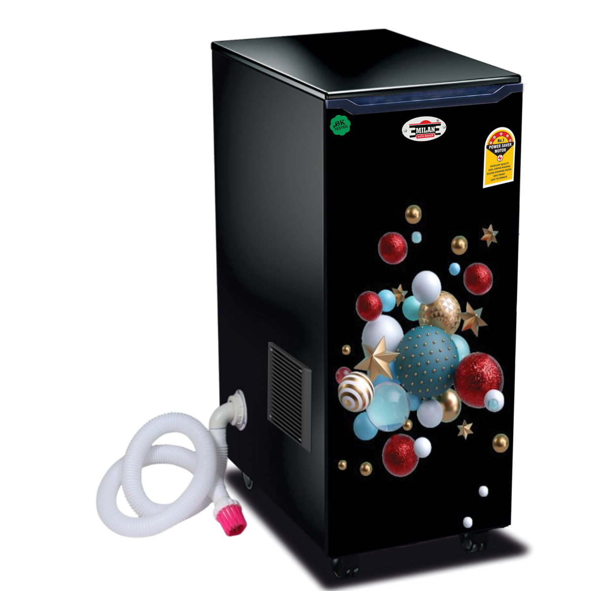 Milan Aata Maker 1Hp Fully Automatic Domestic Aatachakki with Inbuilt Vaccume and Inside Auto LED Light (Bubble)