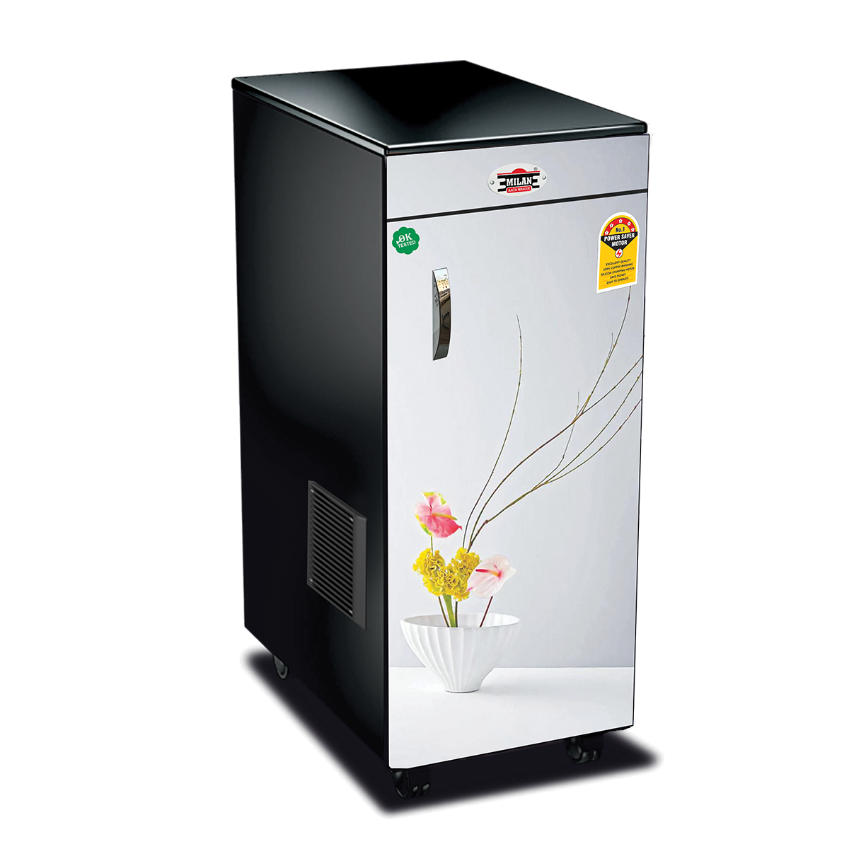 05-9.png Milan Aata Maker 1Hp Fully Automatic Domestic Aatachakki with Standard Accessories and Inside Auto LED Light (White Small Pot)… - Image 1