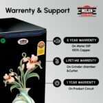 Milan Aata Maker 1Hp Fully Automatic Domestic Aatachakki with Inbuilt Vaccume and Inside Auto LED Light (Pot Flower) - Image 2