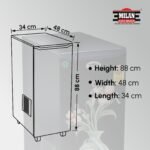 Milan AataMaker 1Hp Fully Automatic Domestic Aatachakki with Standard Accessories and Inside Auto LED Light (Pot Flower)… - Image 3
