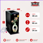 Milan Aata Maker 1Hp Fully Automatic Domestic Aatachakki with Inbuilt Vaccume and Inside Auto LED Light (Pot Flower) - Image 4